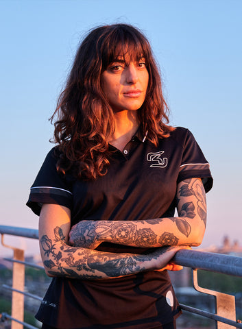SK Gaming Women's 'Back in Black' Polo T-Shirt LIMITED EDITION